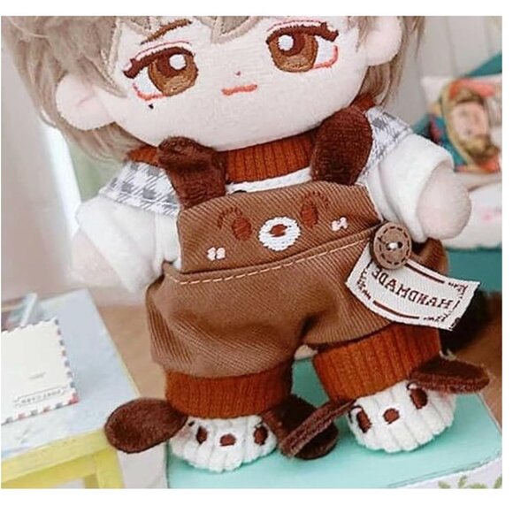 Labubu Clothes Plush Doll Clothes, for Kimmon Mimon Puppy Suit with Hat & Croche - Picture 4 of 8